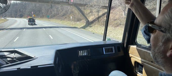 Ted Cruz Rides In US Truckers People's Convoy