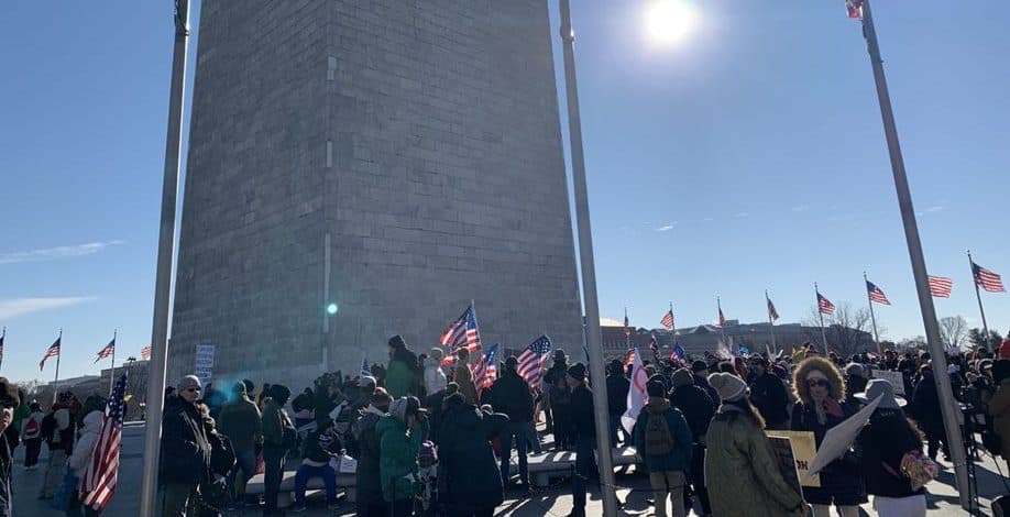 Washington DC Defeat The Mandates March Calls For End To Draconian COVID-19 Vaccine Requirements